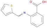 Benzoic acid, 2-[(2-thienylmethylene)amino]-