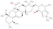 Urs-12-ene-27,28-dioic acid, 3-[[6-deoxy-3,4-O-(1-methylethylidene)-β-D-galactopyranosyl]oxy]-, ...