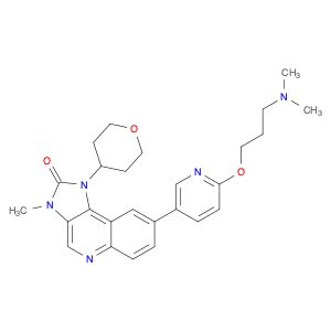 2H-Imidazo[4,5-c]quinolin-2-one, 8-[6-[3-(dimethylamino)propoxy]-3-pyridinyl]-1,3-dihydro-3-methyl…