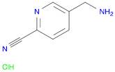 2-Pyridinecarbonitrile, 5-(aminomethyl)-, hydrochloride (1:1)