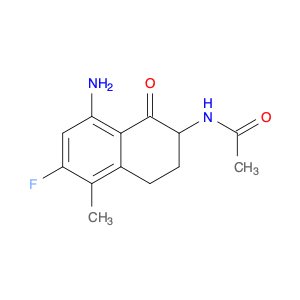 Acetamide, N-(8-amino-6-fluoro-1,2,3,4-tetrahydro-5-methyl-1-oxo-2-naphthalenyl)-
