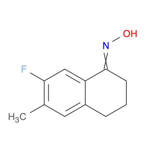 1(2H)-Naphthalenone, 7-fluoro-3,4-dihydro-6-methyl-, oxime