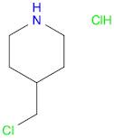 Piperidine, 4-(chloromethyl)-, hydrochloride (1:1)