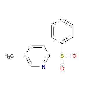 PYRIDINE, 5-METHYL-2-(PHENYLSULFONYL)-