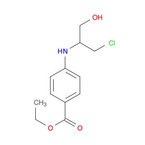 Benzoic acid, 4-[[2-chloro-1-(hydroxymethyl)ethyl]amino]-, ethyl ester
