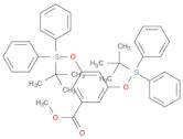 Benzoic acid, 3,5-bis[[(1,1-dimethylethyl)diphenylsilyl]oxy]-, methyl ester