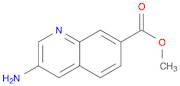 7-Quinolinecarboxylic acid, 3-amino-, methyl ester