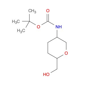tert-Butyl (6-(hydroxymethyl)tetrahydro-2H-pyran-3-yl)carbamate