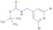 Carbamic acid, N-[(2,6-dibromo-4-pyridinyl)methyl]-, 1,1-dimethylethyl ester