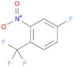 Benzene, 4-fluoro-2-nitro-1-(trifluoromethyl)-