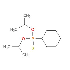 Phosphonothioic acid, cyclohexyl-, O,O-bis(1-methylethyl) ester (9CI)