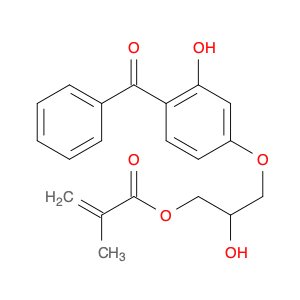 2-Propenoic acid, 2-methyl-, 3-(4-benzoyl-3-hydroxyphenoxy)-2-hydroxypropyl ester