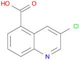 5-Quinolinecarboxylic acid, 3-chloro-