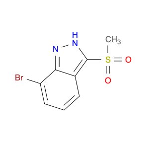 7-Bromo-3-(methylsulfonyl)-1H-indazole