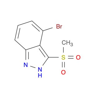 4-Bromo-3-(methylsulfonyl)-1H-indazole