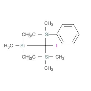 Silane, [(dimethylphenylsilyl)iodomethylene]bis[trimethyl- (9CI)