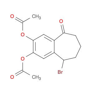 5H-Benzocyclohepten-5-one, 2,3-bis(acetyloxy)-9-bromo-6,7,8,9-tetrahydro-