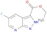 2H-Pyrazolo[3,4-b]pyridine-3-carboxylic acid, 5-fluoro-, ethyl ester