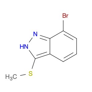 7-Bromo-3-(methylthio)-1H-indazole