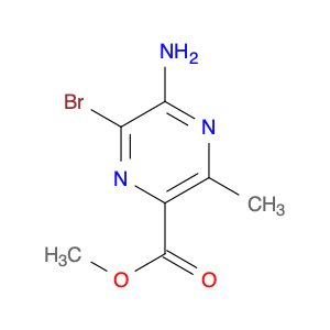 2-Pyrazinecarboxylic acid, 5-amino-6-bromo-3-methyl-, methyl ester