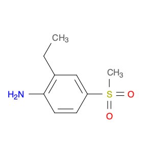 Benzenamine, 2-ethyl-4-(methylsulfonyl)-