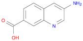 7-Quinolinecarboxylic acid, 3-amino-