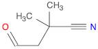 Butanenitrile, 2,2-dimethyl-4-oxo-