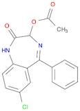 2H-1,4-Benzodiazepin-2-one, 3-(acetyloxy)-7-chloro-1,3-dihydro-5-phenyl-