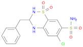 2H-1,2,4-Benzothiadiazine-7-sulfonamide, 6-chloro-3,4-dihydro-3-(phenylmethyl)-, 1,1-dioxide, (-)-