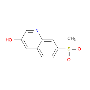 3-Quinolinol, 7-(methylsulfonyl)-