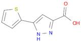 1H-Pyrazole-3-carboxylic acid, 5-(2-thienyl)-