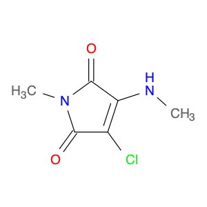 1H-Pyrrole-2,5-dione, 3-chloro-1-methyl-4-(methylamino)-