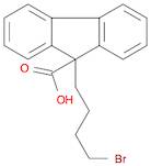 9H-Fluorene-9-carboxylic acid, 9-(4-bromobutyl)-