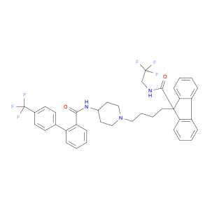 9H-Fluorene-9-carboxamide, N-(2,2,2-trifluoroethyl)-9-[4-[4-[[[4'-(trifluoromethyl)[1,1'-biphenyl]…