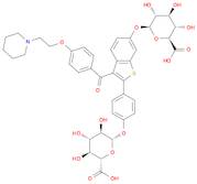 β-D-Glucopyranosiduronic acid, 2-[4-(β-D-glucopyranuronosyloxy)phenyl]-3-[4-[2-(1-piperidinyl)et...