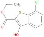 Benzo[b]thiophene-2-carboxylic acid, 7-chloro-3-hydroxy-, ethyl ester