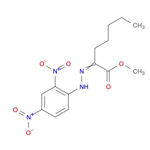 Heptanoic acid, 2-[2-(2,4-dinitrophenyl)hydrazinylidene]-, methyl ester