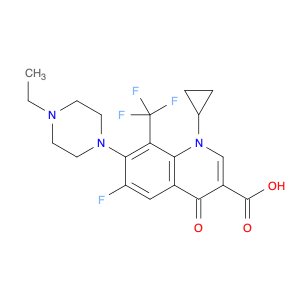 3-Quinolinecarboxylic acid, 1-cyclopropyl-7-(4-ethyl-1-piperazinyl)-6-fluoro-1,4-dihydro-4-oxo-8-(…