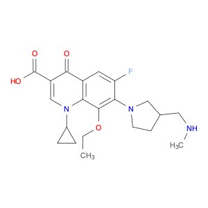 3-Quinolinecarboxylic acid, 1-cyclopropyl-8-ethoxy-6-fluoro-1,4-dihydro-7-[3-[(MethylaMino)Methyl]…