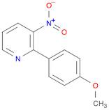 Pyridine, 2-(4-methoxyphenyl)-3-nitro-