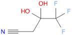 Butanenitrile, 4,4,4-trifluoro-3,3-dihydroxy-