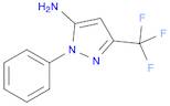 1H-Pyrazol-5-amine, 1-phenyl-3-(trifluoromethyl)-