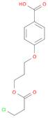 Benzoic acid, 4-[3-(3-chloro-1-oxopropoxy)propoxy]-