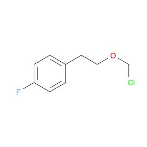 Benzene, 1-[2-(chloromethoxy)ethyl]-4-fluoro-