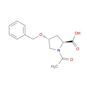 L-Proline, 1-acetyl-4-(phenylmethoxy)-, (4R)-