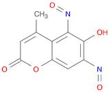 2H-1-Benzopyran-2-one, 6-hydroxy-4-methyl-5,7-dinitroso-