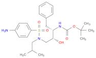 Carbamic acid, N-[(1S,2R)-3-[[(4-aminophenyl)sulfonyl](2-methylpropyl)amino]-2-hydroxy-1-(phenyl...