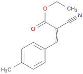 2-Propenoic acid, 2-cyano-3-(4-methylphenyl)-, ethyl ester