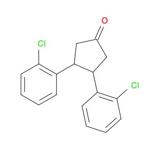 Cyclopentanone, 3,4-bis(2-chlorophenyl)-