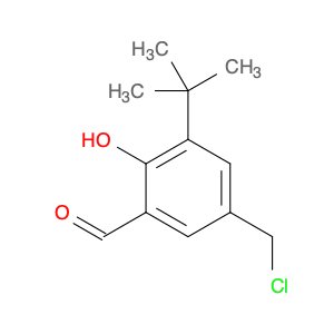 3-tert-butyl-5-(chloromethyl)-2-hydroxybenzaldehyde